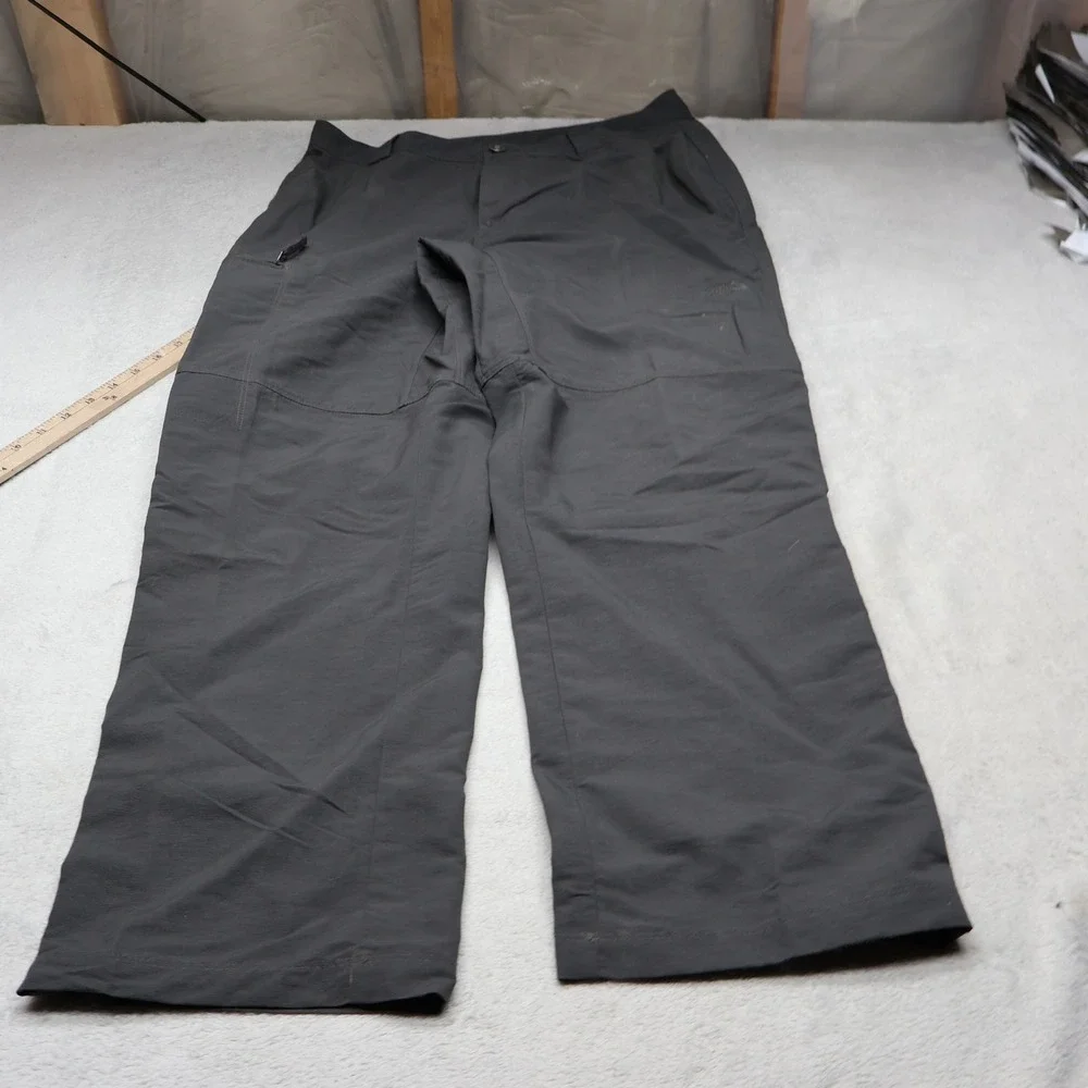 North Face Pants Mens‎ 34 Short Black Straight Lightweight Hiking Outdoor 33x31